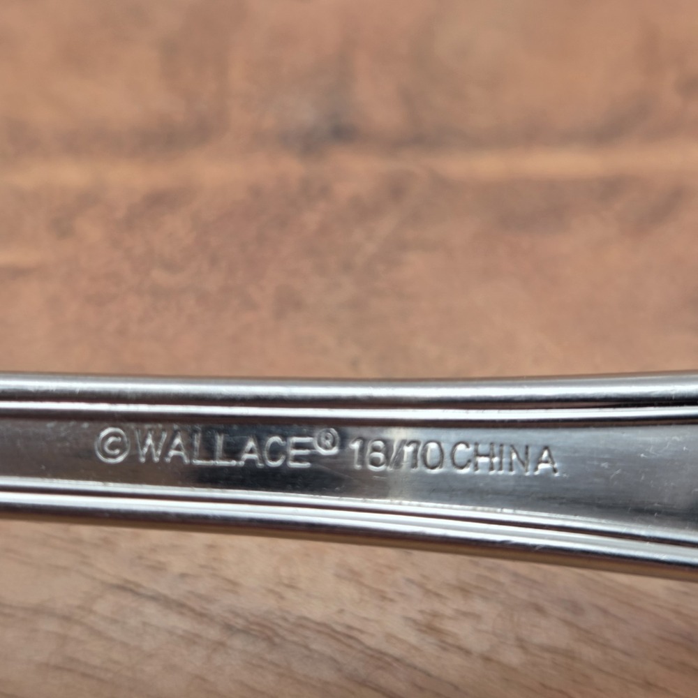 Set Of 6 Wallace Rockport Dinner Forks 18/10 Stainless Steel - Picture 4 of 5